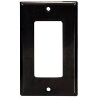 Task Lighting 1-Gang Black Decora Style Wallplate